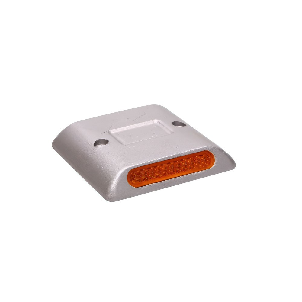 Alüminyum Yol Butonu Prizmatik Mercekli 100 x 100 x 19 mmMetal Road Studs