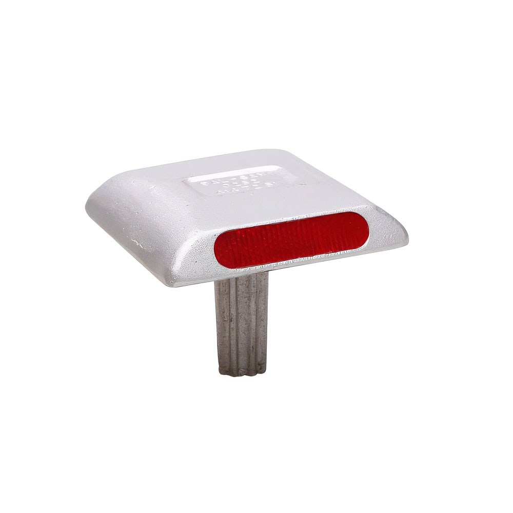 Ankrajlı Alüminyum Yol Butonu Prizmatik Mercekli 100 x 100 x 19 mmMetal Road Studs