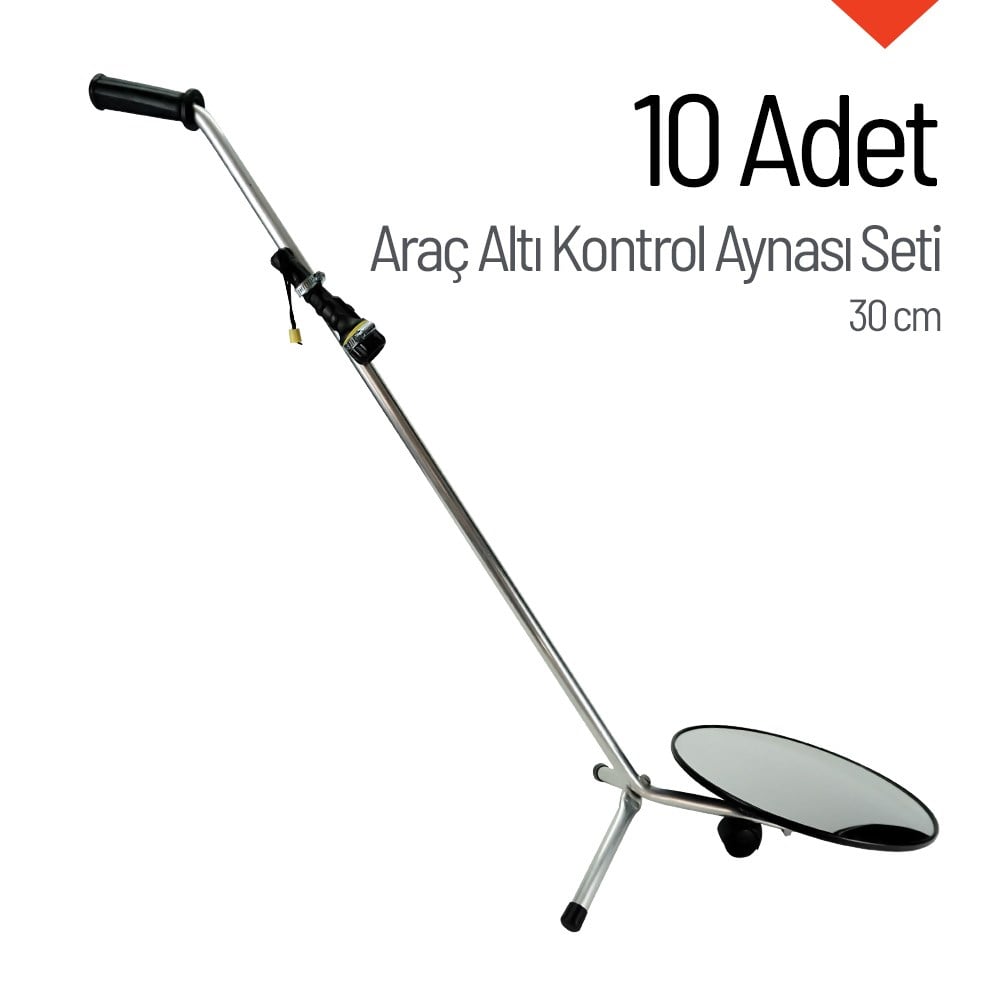 Under-Vehicle Inspection Mirror 30 cm – Set of 10