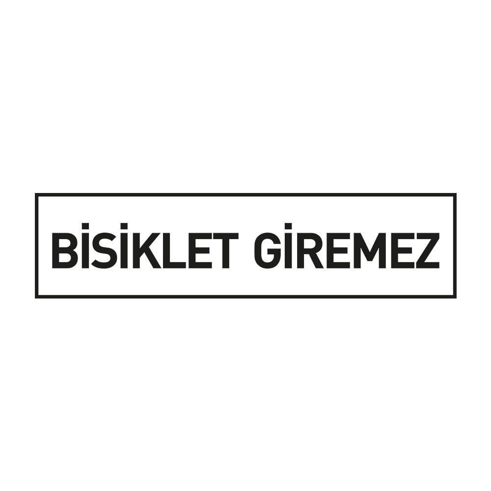 Bisiklet Giremez Levhası 