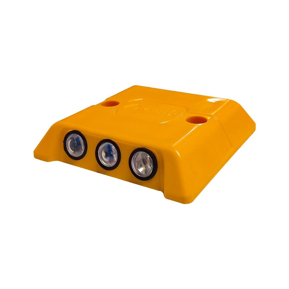 Plastic Road Stud with Cat’s Eyes