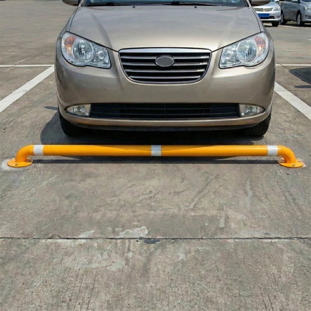 Demir Araç Stoperi Sarı 180x13cm 76mmOtopark Araç Stoperi