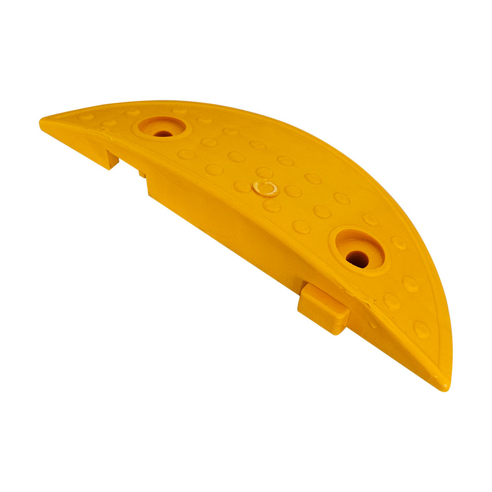 Yellow Oval Speed Bump  Cover 10 x 30 x 4 cm ECOPlastic Speed Bumps