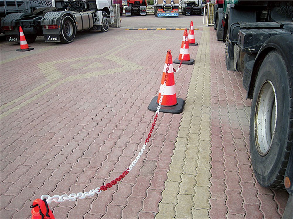 Trafik Konisi 75 cm Ağırlıklı