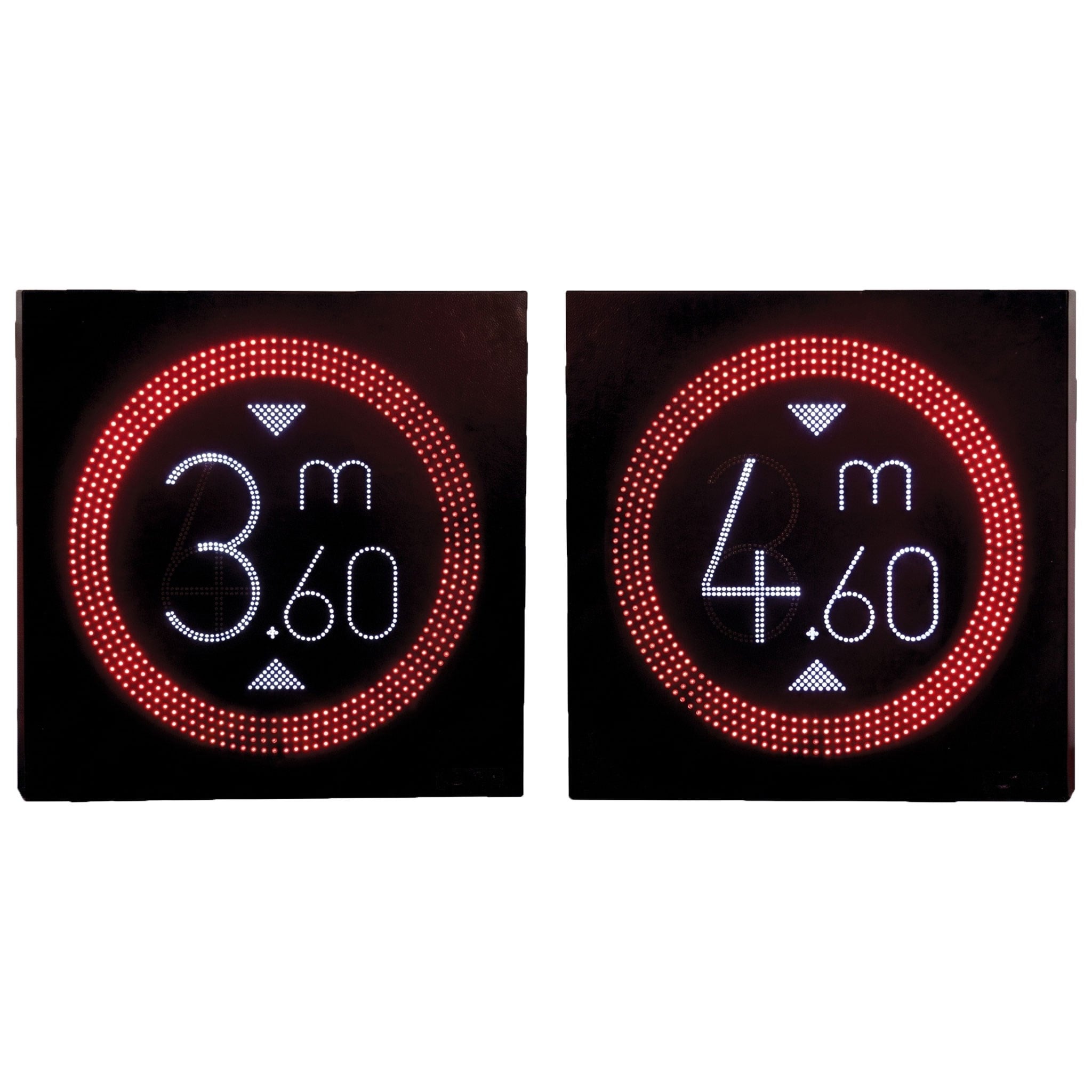 AC Powered LED Height Restricton Sign 100 x 100 cmAC Powered LED Signboards