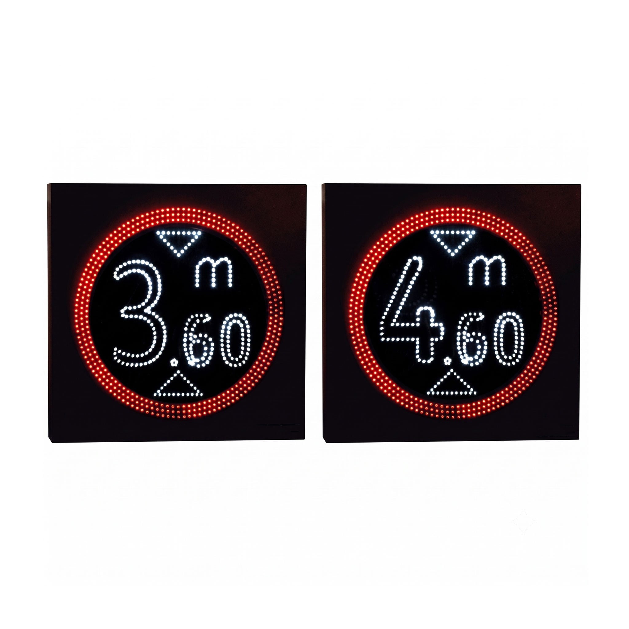 AC Powered LED Height Restricton Sign 60 x 60 cmAC Powered LED Signboards