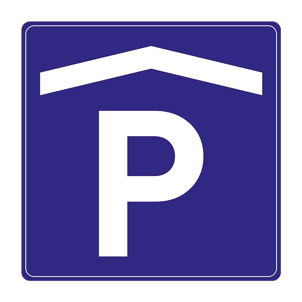 Indoor Parking Lot Sign P-3f