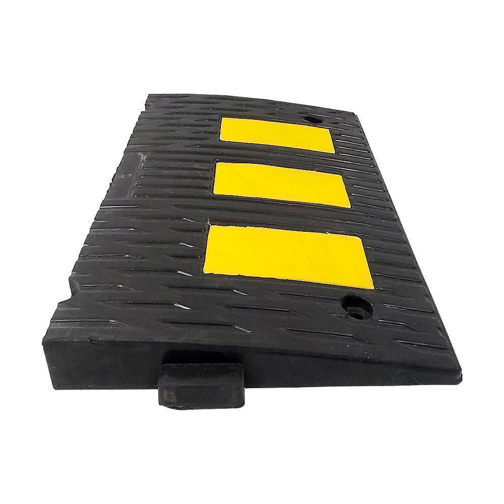 Kauçuk Rampa Set, Otopark Rampası, Kaldırım Rampası 50x30x4,5 cm - 3 Bantlı - 2 MetreKauçuk Rampa