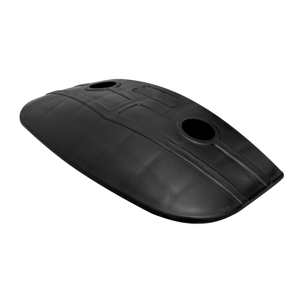 Mercekli Klasik Hız Kesici Kapağı, Yol Kasisi Kapağı 25 x 12 x 3,5 cm SiyahPlastik Yol Kasisi