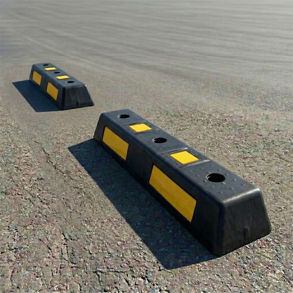 Oto Park Araç Durdurucu Kauçuk Stoper 74x15x10 cmOtopark Araç Stoperi