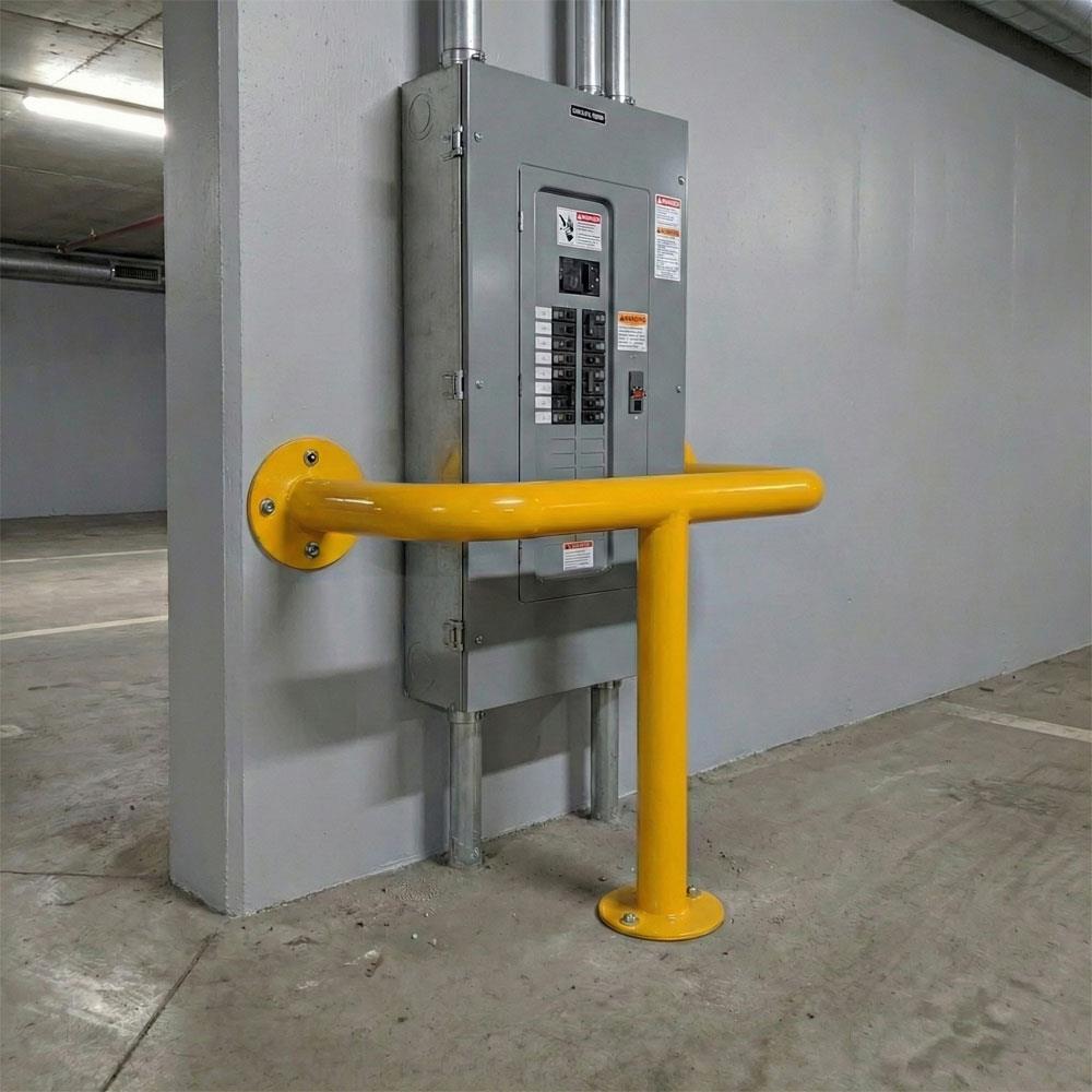 Otopark Havalandırma Koruma Bariyeri 75 x 75 cmMetal Köşe Kolon Koruma