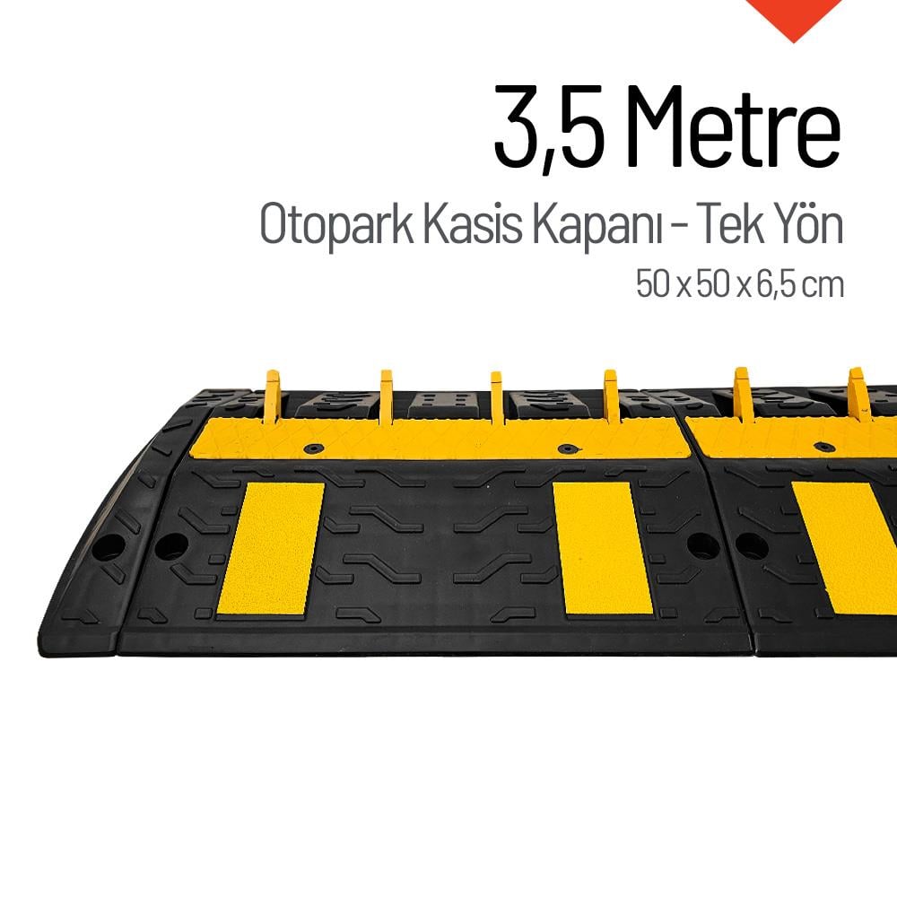 Otopark Kasis Kapanı - Tek Yön - 3,5 MetreKapanlı Yol Kasisi Setleri