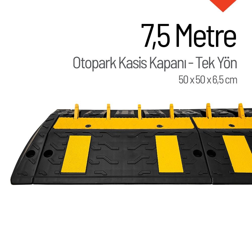 Otopark Kasis Kapanı - Tek Yön - 7,5 MetreKapanlı Yol Kasisi Setleri