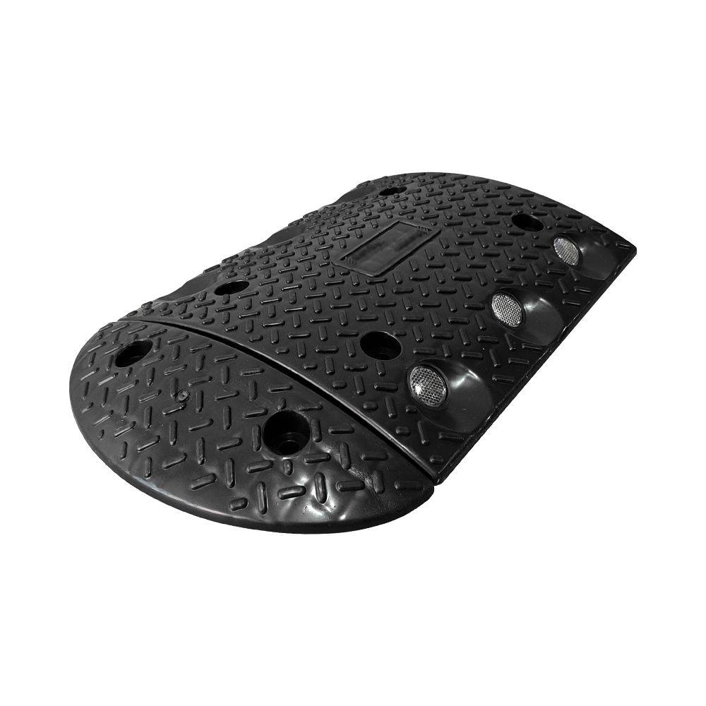 Oval Speed Bump Cover 10 x 30 x 5 cm BlackPlastic Speed Bumps