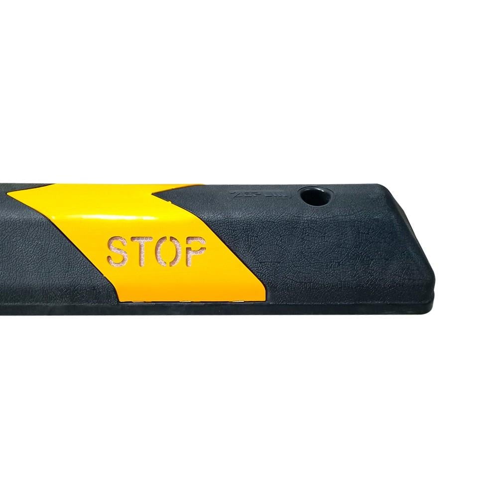 Plastik Oto Park Araç Stoperi 110 cm Siyah-Sarı