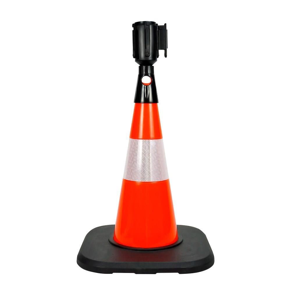PVC Trafik Konisi 50 cm Reflektifli Ağırlıklı Trafik Dubası