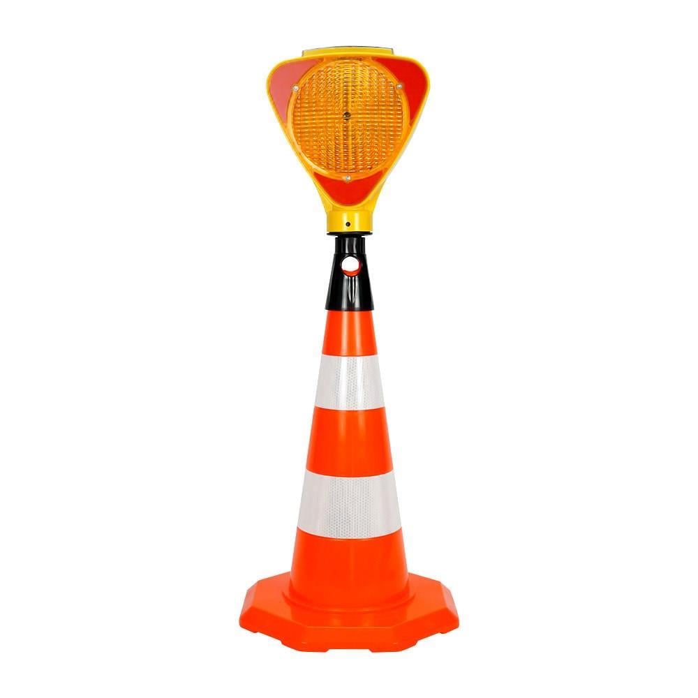 PVC Trafik Konisi 52 cm Çift Reflektifli Trafik Dubası
