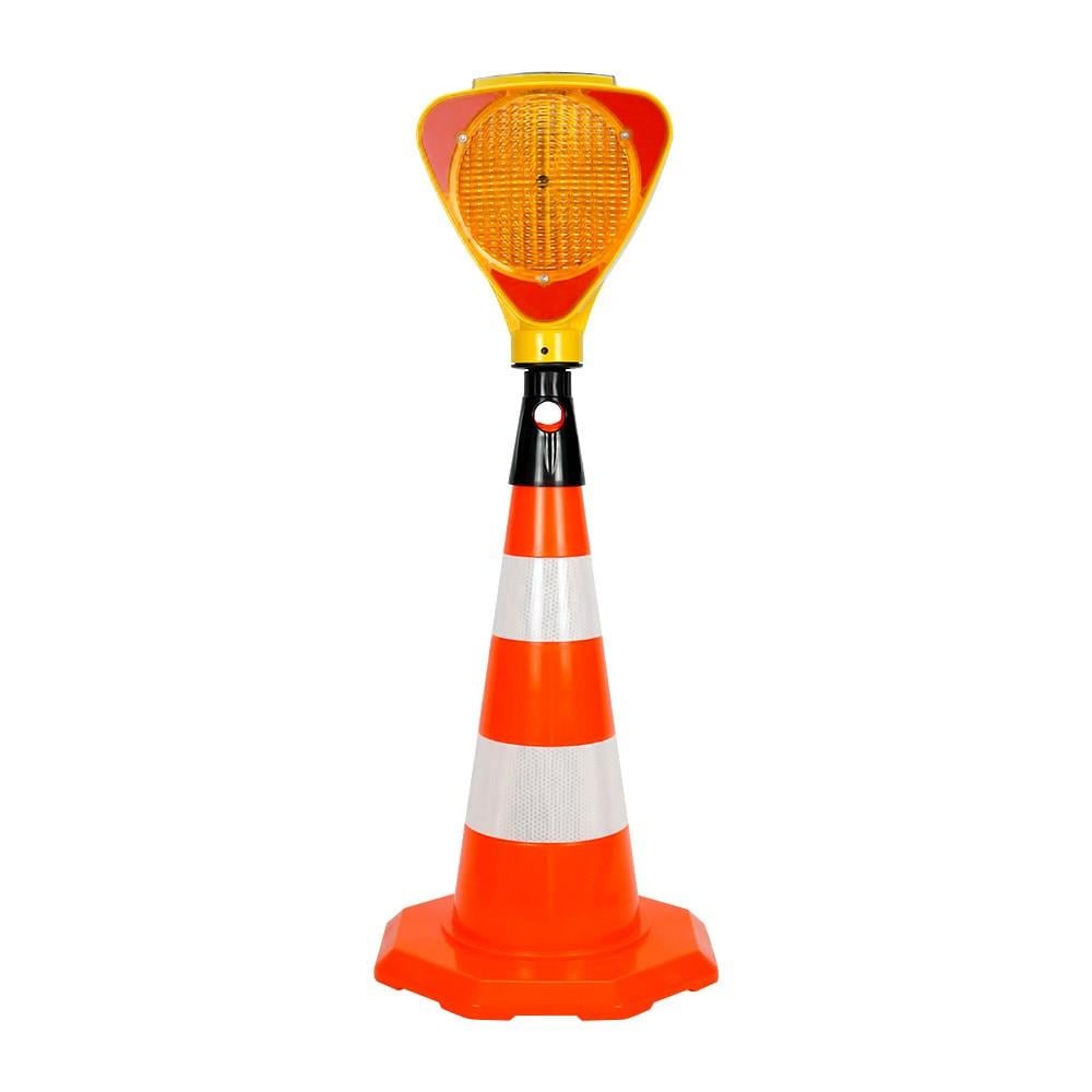 PVC Trafik Konisi 52 cm Çift Reflektifli Trafik Dubası
