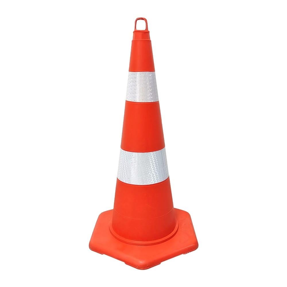 ECO-PVC Trafik Cone 75 cm with Hexagonal BasePVC Traffic Cones 75 cm