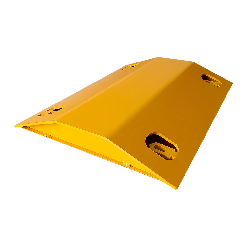 Rampalı Metal Hız Kesici, Otopark Rampası, Kaldırım Rampası 49 x 27 x 4 cmKauçuk Rampa