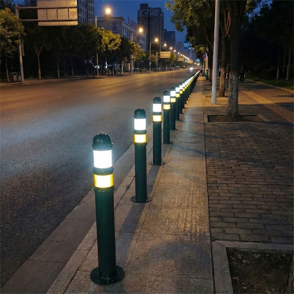 Sabit Metal Direk, Metal Duba Yeşil 75 x 10 cmMetal Delinatör
