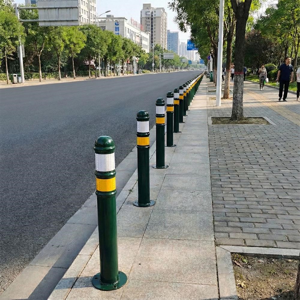 Sabit Metal Direk, Metal Duba Yeşil 75 x 10 cmMetal Delinatör