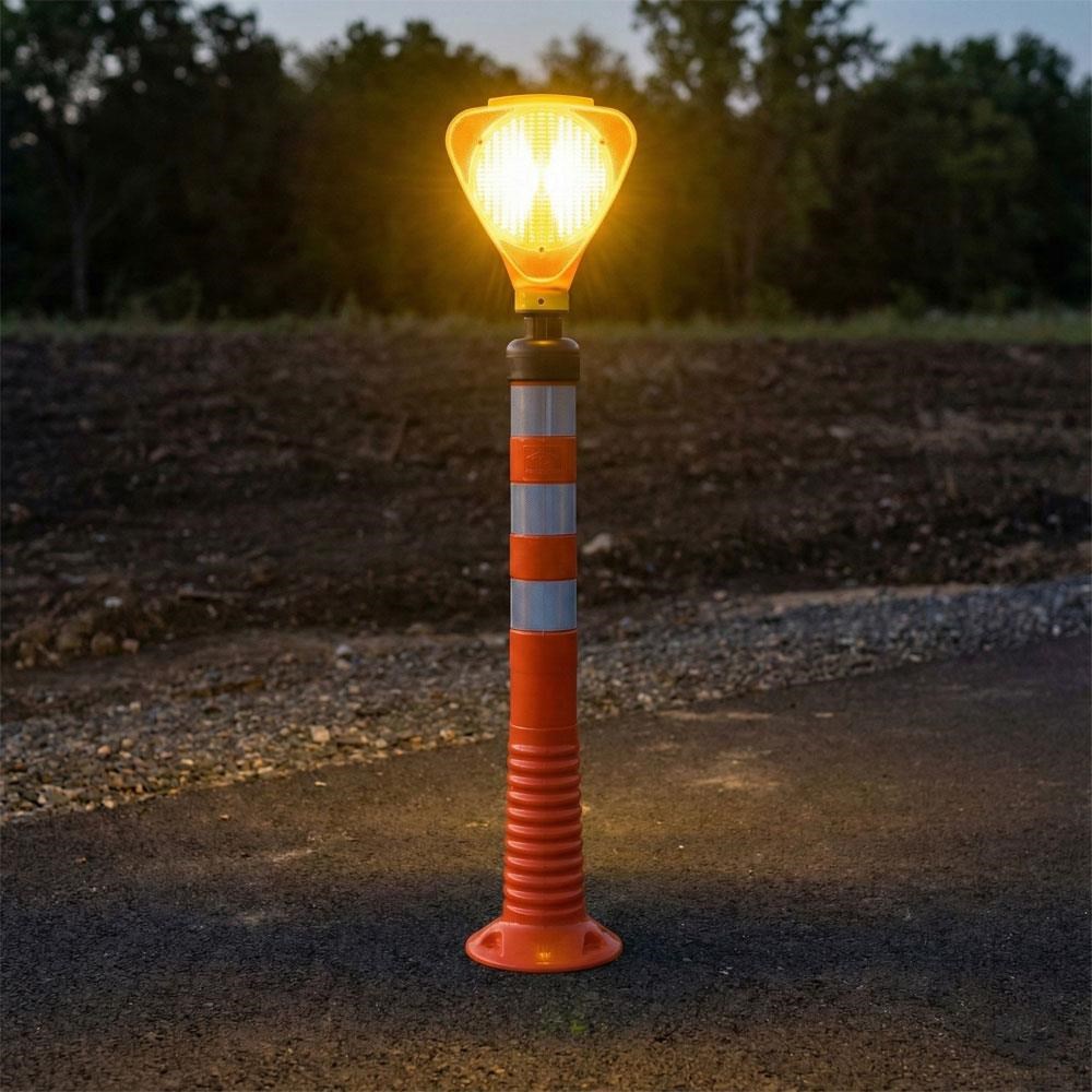 Solar Flaşörlü Ledli Lamba SarıSolar Flaşörler