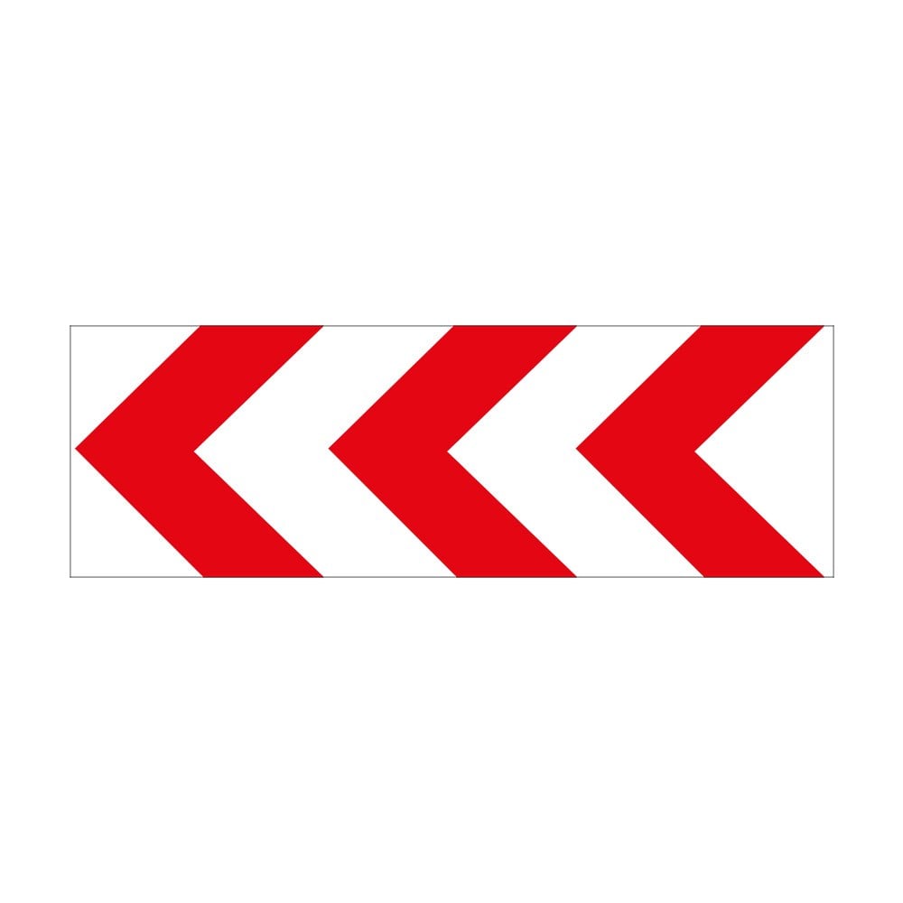Dangerous Curve Left Sign T-33c