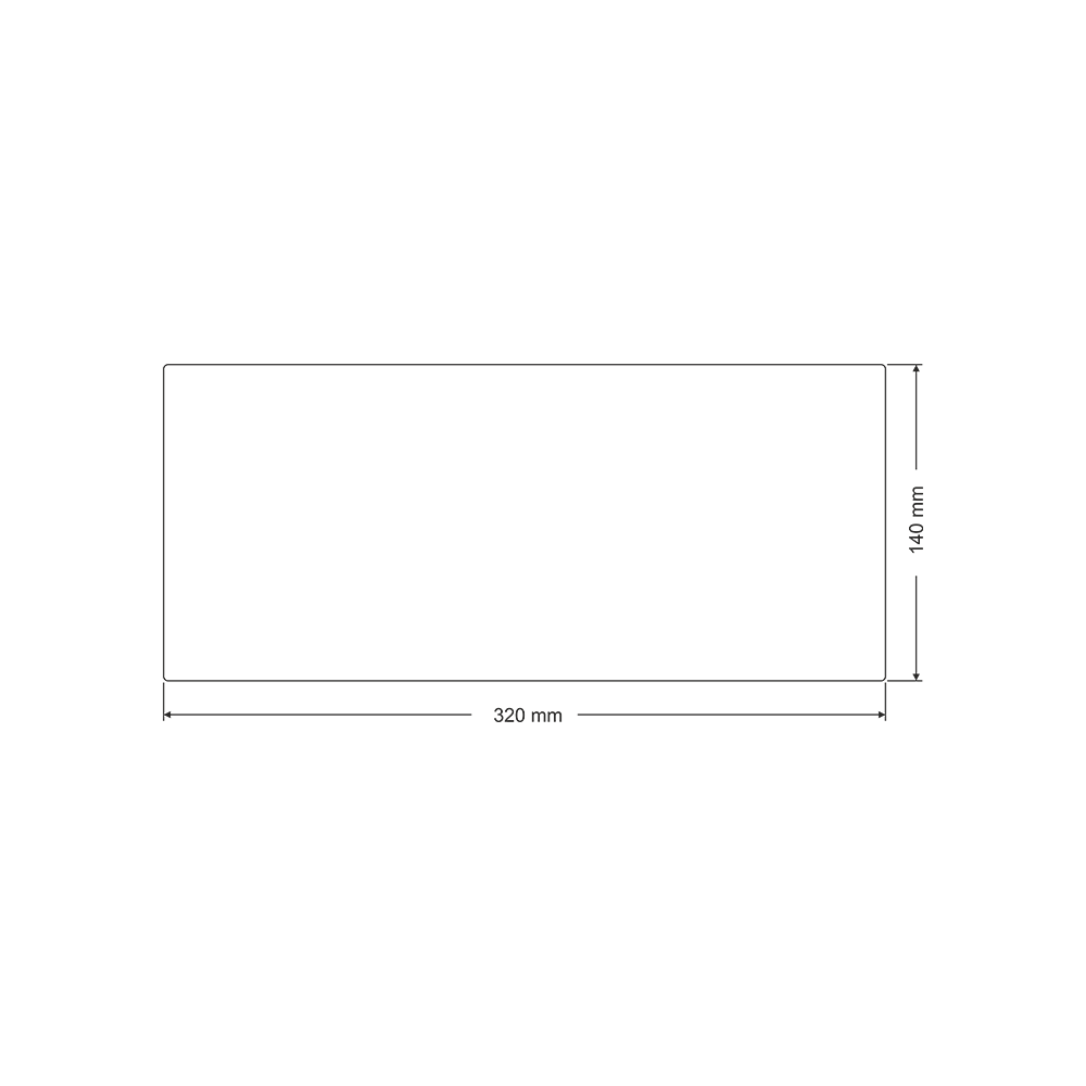 Tekyüz Acil Çıkış Yönlendirme Armatürü SL Seri 30 x 318 x 140 mmSıva Üstü