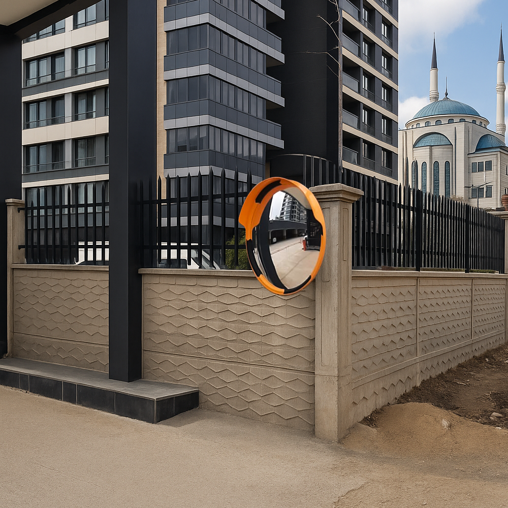 Trafik Güvenlik Aynası 80 cm, Otopark Aynası, Bombeli Güvenlik AynasıTrafik Güvenlik Aynası