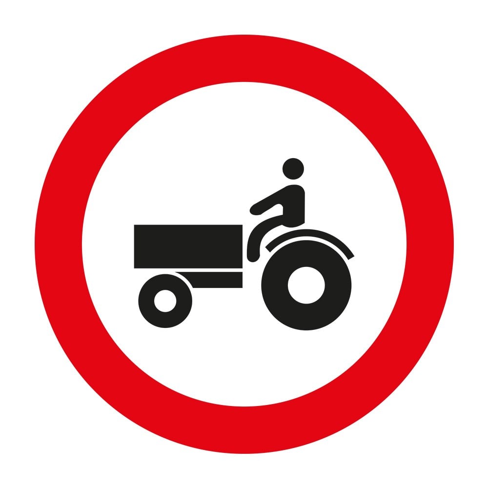 ''No Tractor '' Sign TT-15