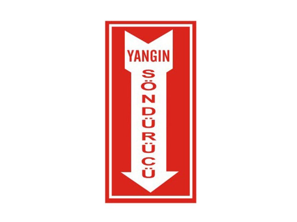 Yangın Söndürücü Levhası