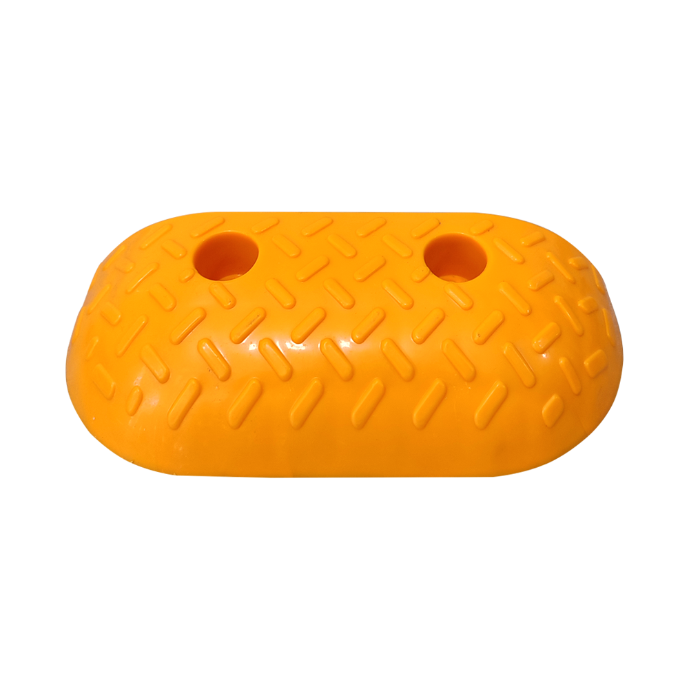 Yüksek Etkili Hız Kesici Kapağı, Yol Kasisi Kapağı 10 x 25 x 5 cm SarıPlastik Yol Kasisi