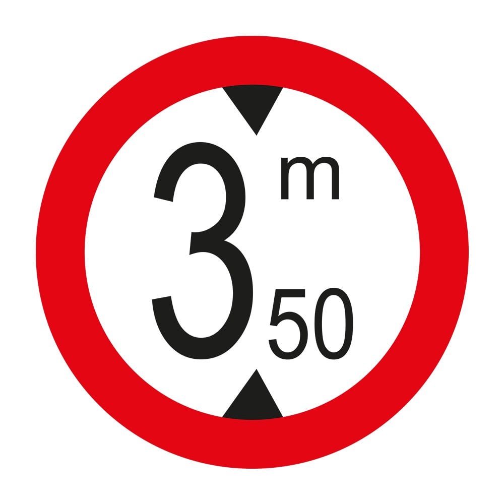 ''Max height ….. ''  Sign TT-21