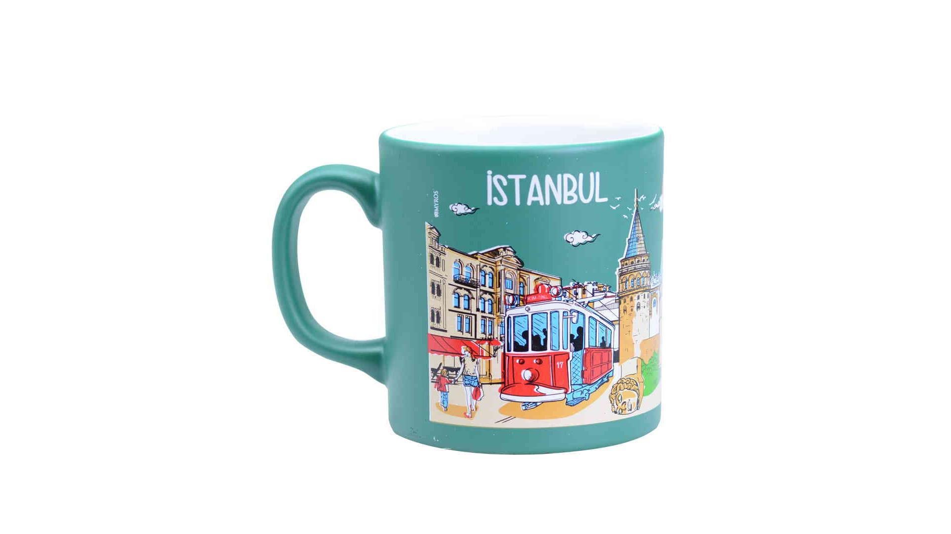 HEDİYELİK ÜRÜN ÇEŞİTLERİİstanbul Desenli Kupa Bardak
