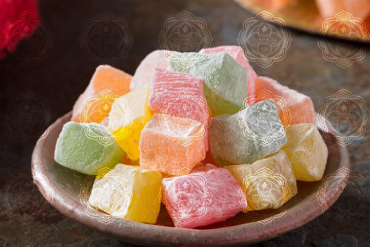 SUGAR AND DRAGEESmall Cut Turkish Delight  100 Gr