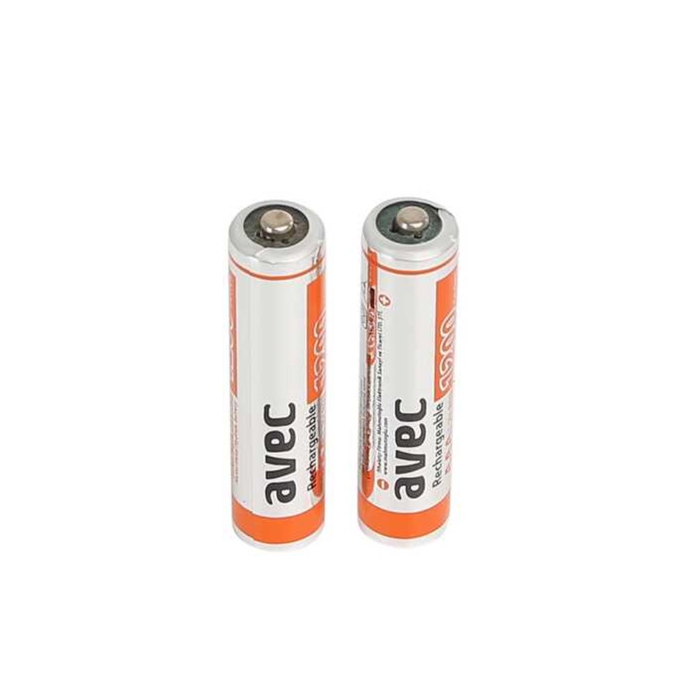 Avec 1200 Mah İnce Pil 2'li