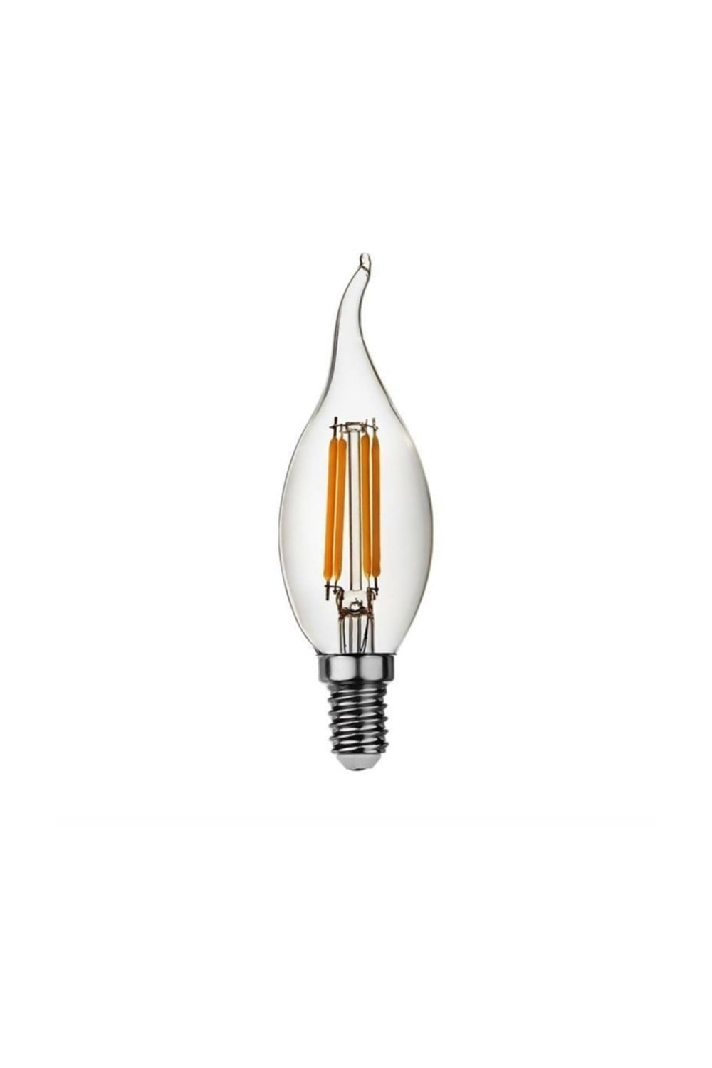 El-Max 4W KIVRIK RUSTİK Led Ampül E14  Sarı/Amber