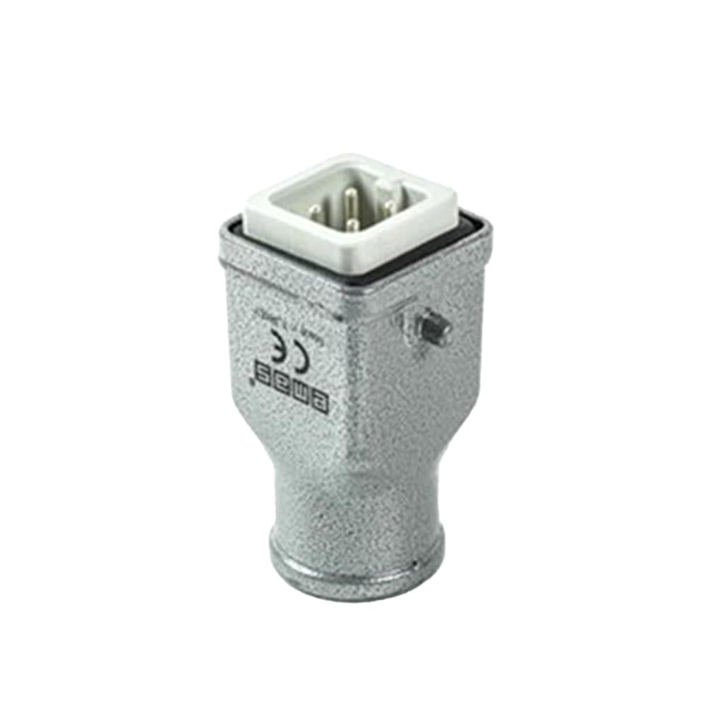 Emas EBM04FU30 Metal 4 Kontak Uzatma Tipi Fiş 10A Üstten Girişli