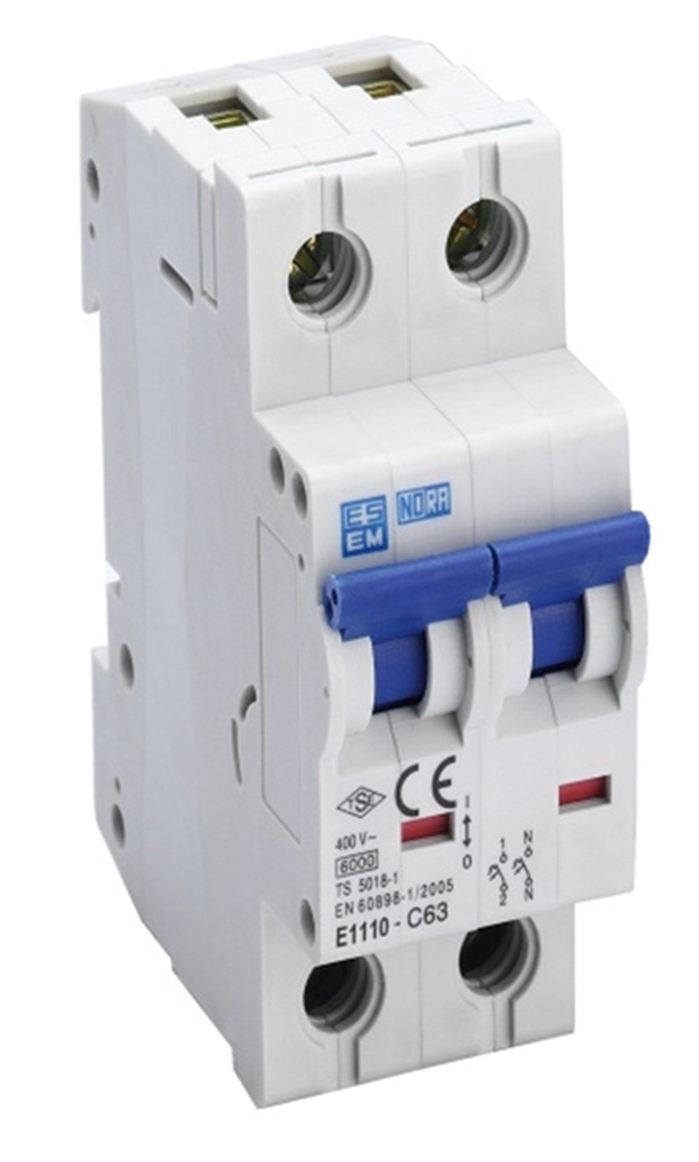 Esem E 1110 - C Tipi 1P+N 10 kA 25A Otomatik Sigorta