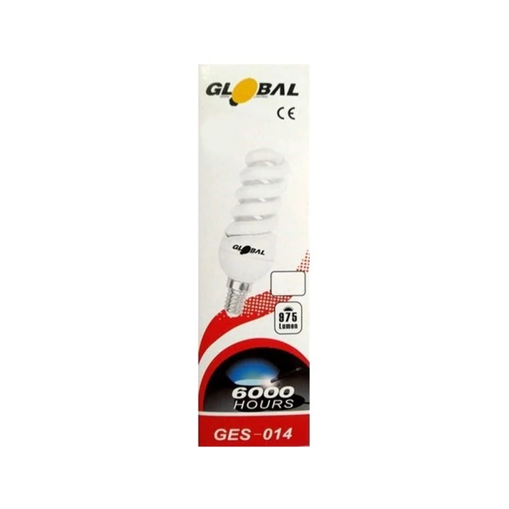 Global 15w Enerji Tasarruflu Mini Spiral Ampül 27 6500K