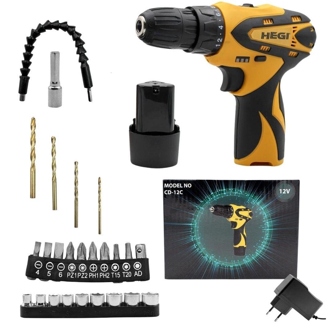 HEGI 27 PARÇA TEK AKÜLÜ TORNAVIDA SETI