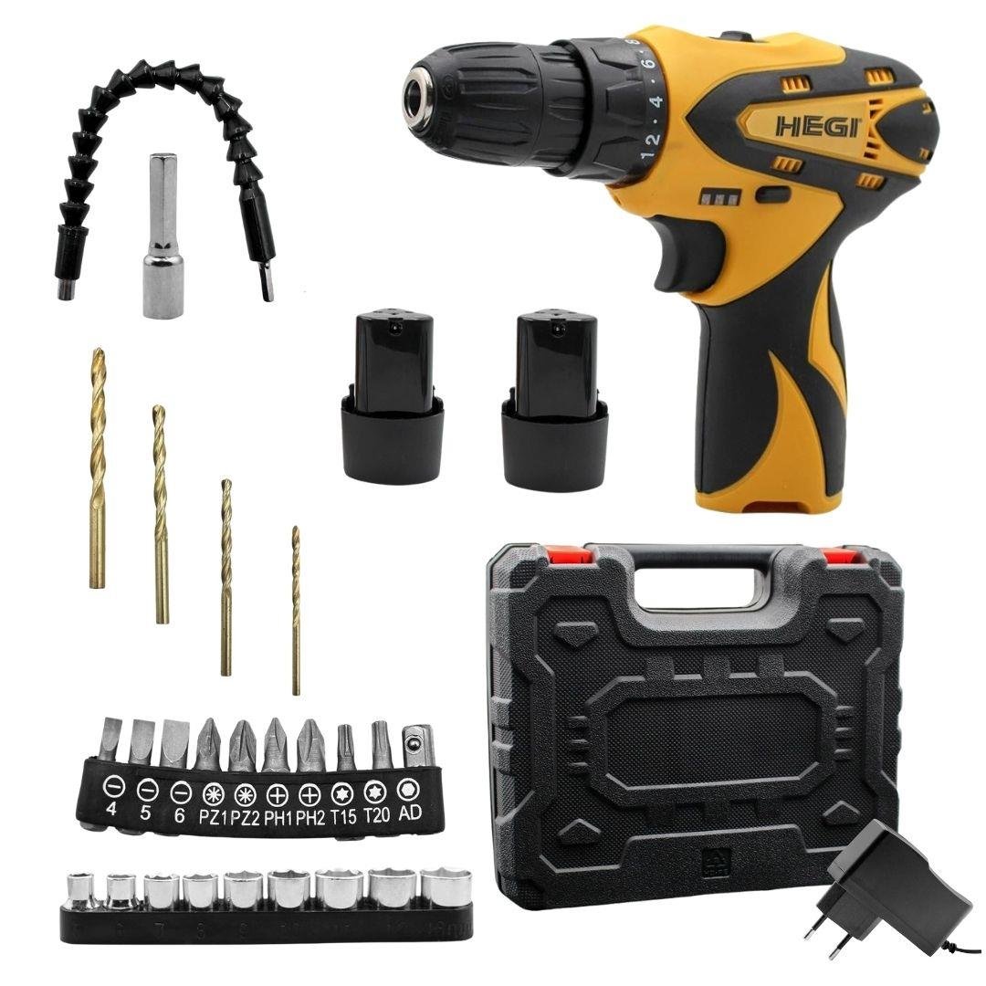 HEGI 28 PARÇA ÇİFT AKÜLÜ TORNAVIDA SETI