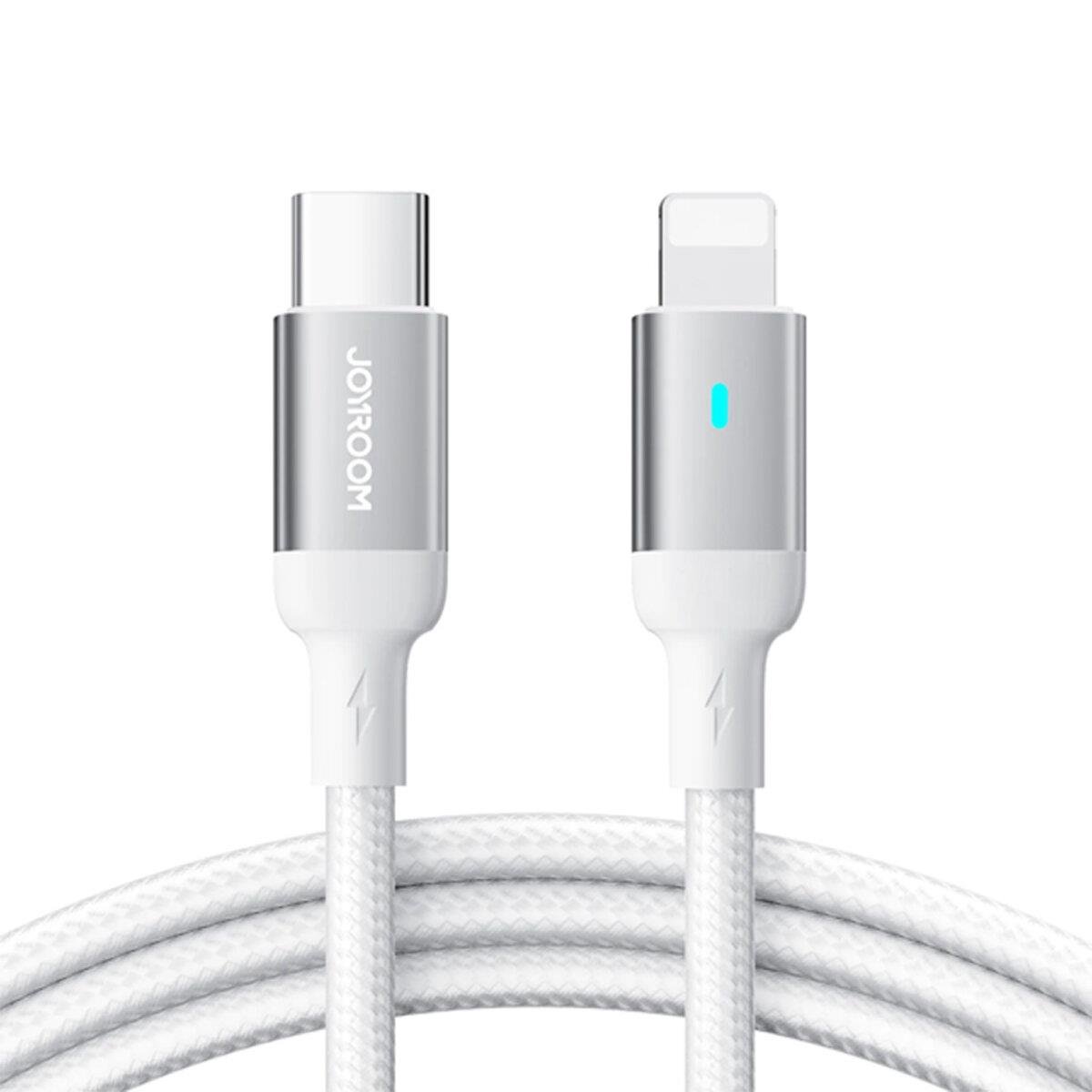 JOYROOM S-A10 30W TYPE C-LIGHTNING CABLE 1.2M WHT.
