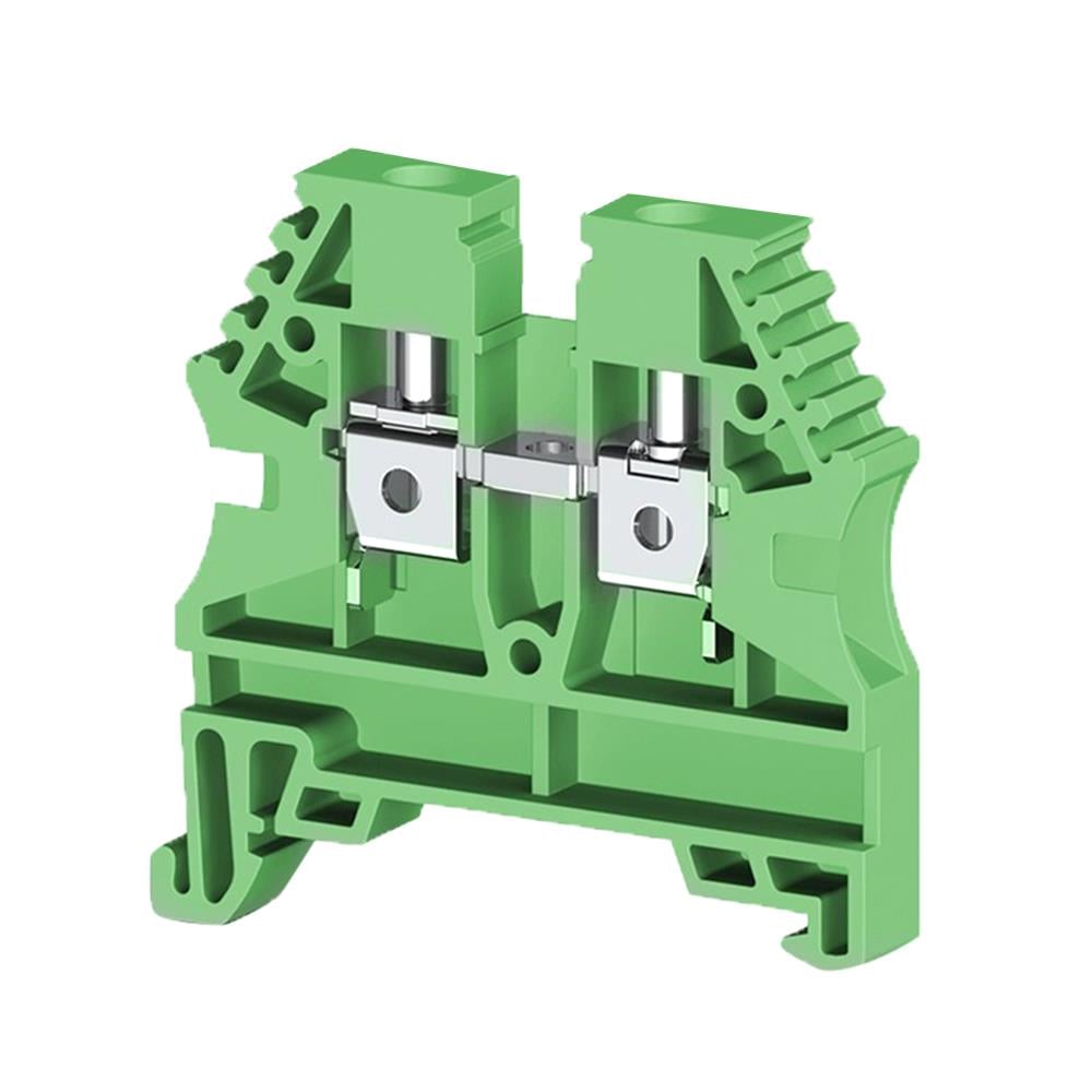 Klemsan 304132 AVK 4 Yeşil 4 mm², Vida bağlantılı, Tek katlı geçiş klemensi, Yalıtım malzemesi PA, Yeşil