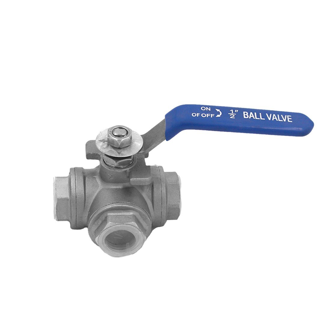 Krom Üç Yollu Küresel Vana