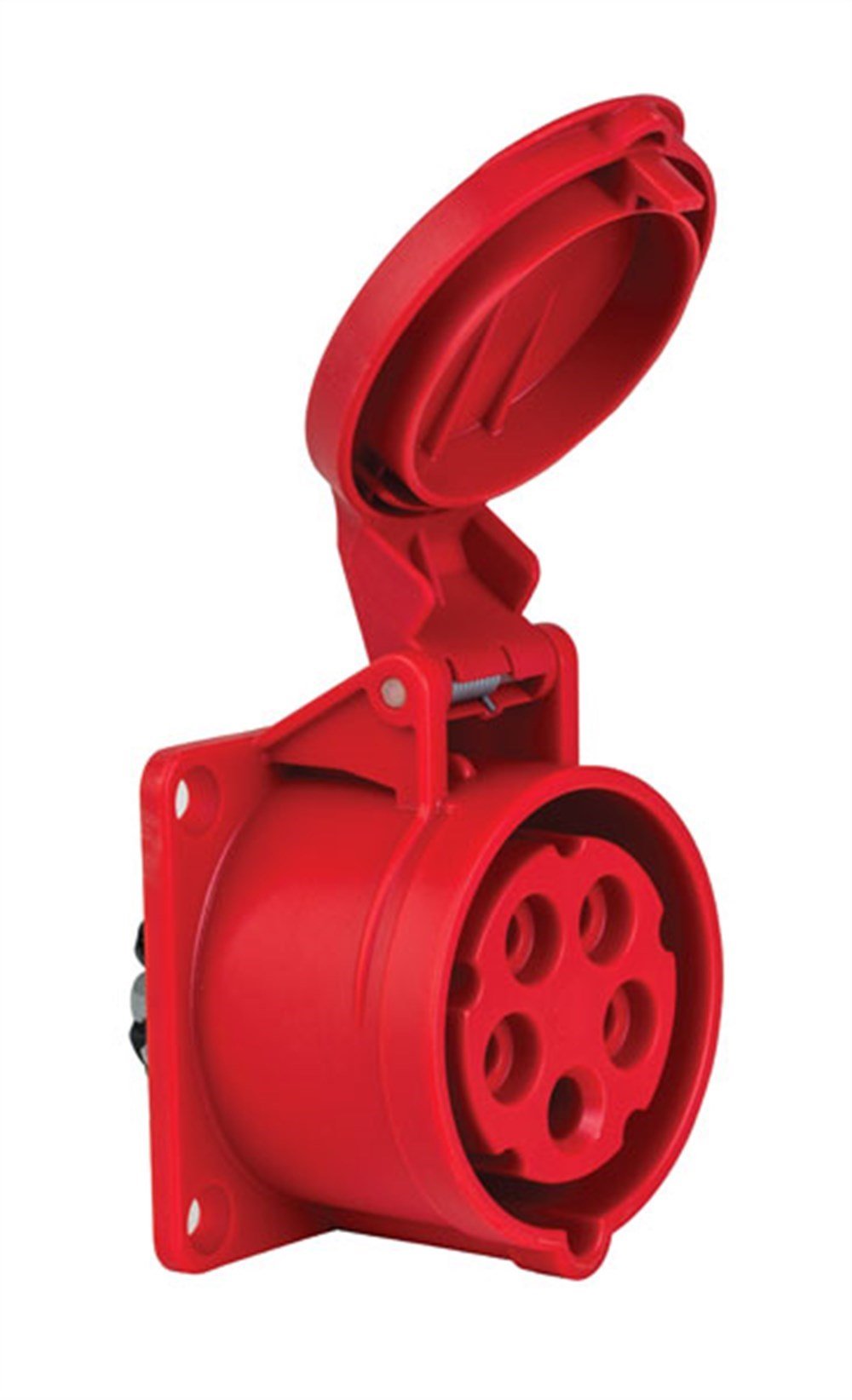 Mete 5X16A. IP44 Makine Prizi Düz Vidali Bağlantı 3P+N+E