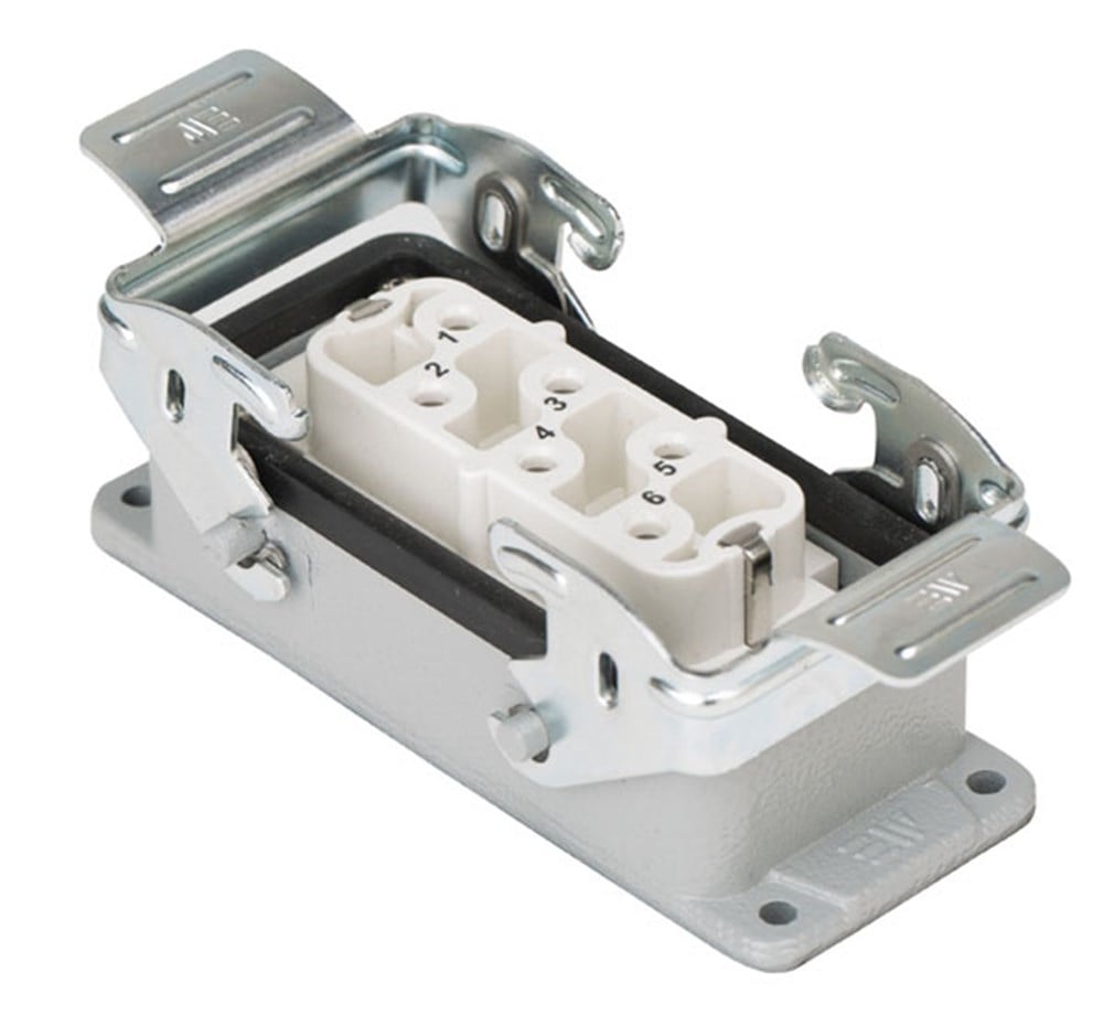 Mete 6X35A. Çoklu Makine Prizi Metal Mandallı