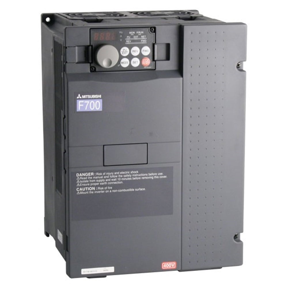 Mitsubishi FR-F740-00380-EC Inverter; Anma Gücü: 18,5kW; 3x380-500V;Max Anma Akımı: 38A;(18,5kW; 38A);IP20