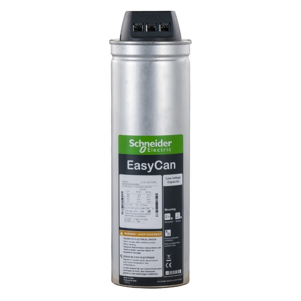 Schneider BLRCS200A240B40 Easycan Kondansatör - 20/24 Kvar - 400 V - 50/60Hz